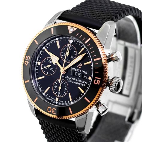 breitling superocean heritage ii rose gold review|breitling superocean heritage ii 44mm.